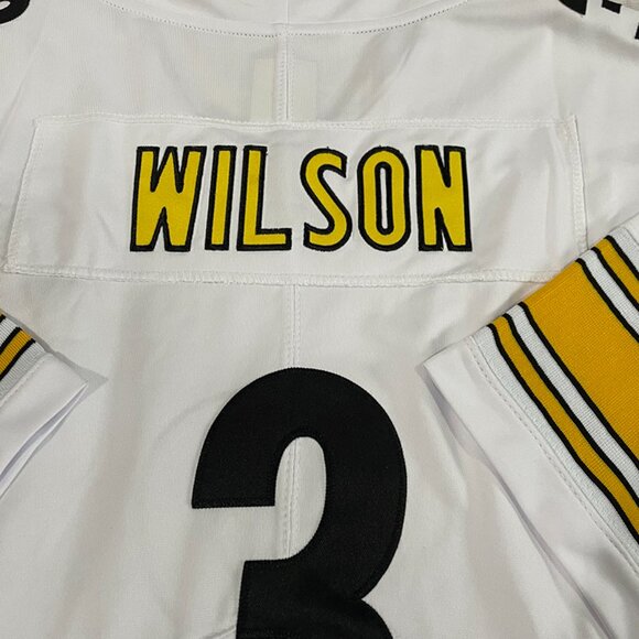 NFL Pittsburgh Steelers White Jersey #3 WILSON - Picture 7 of 8
